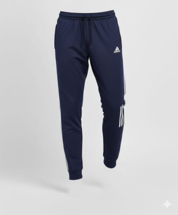 addas imported polyester fleece aro mesh tracksuit (black)